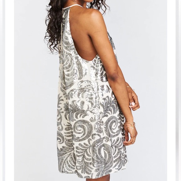 NWT Show Me Your Mumu Gomez Mini Dress ~ in Crystal Crown Blush - Picture 2 of 16